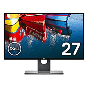 (中古品)Dell ディスプレイ モニター U2717D/27インチ/QHD/IPS/6ms/DPx2(MST),m DP,HDMI/s RGB99%/USBハブ/Dell//