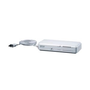 (中古品)バッファロー レイヤー2 Giga対応 ノン・インテリジェントスイッチ 8ポート タップ型モデル BS-G2108UR-TP/AZZOR//