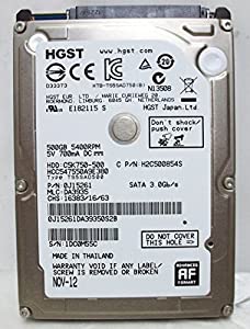 HCC547550A9E380,PN 0J15261,MLC DA3935, HGST 500GB SATA 2.5HardDrive by HGST(中古品)