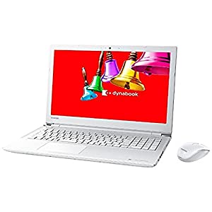 東芝 スタンダードノートブック dynabook リュクスホワイト PT55BWP-BJA2(中古品)
