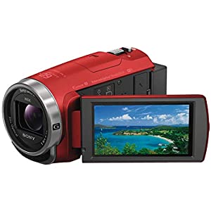 ソニー ビデオカメラ Handycam HDR-CX680 光学30倍 内蔵メモリー64GB レッド HDR-CX680 R(中古品)