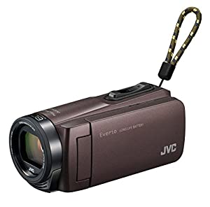 JVCKENWOOD JVC ビデオカメラ Everio 耐衝撃 耐低温 32GB ブラウン GZ-F270-T(中古品)