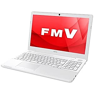 富士通 15.6型ノートパソコン FMV LIFEBOOK AH50/A3 プレミアムホワイト（Office Home＆Business Premium 付属） FMVA50A3WP(中