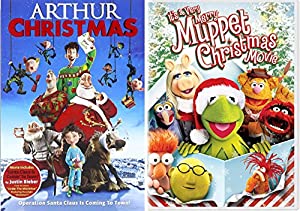 Muppets Christmas movie DVD & Arthur Christmas Operation Santa Clause Holiday Movie Set(中古品)
