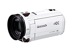 パナソニック 4K ビデオカメラ VX985M 64GB あとから補正 ホワイト HC-VX985M-W(中古品)