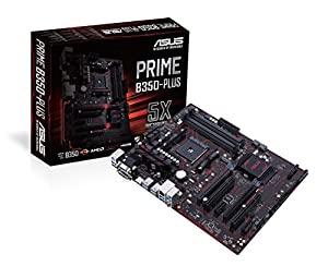 ASUSTeK AMD B350搭載 マザーボード PRIME B350-PLUS【ATX】(中古品)