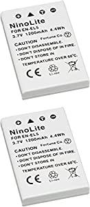 NinoLite EN-EL5 互換 バッテリー 2個セット ニコン CoolPix 等対応 enel5x2_t.k.gai(中古品)