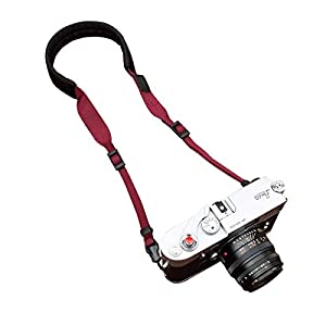 カムイン(cam-in) カメラストラップ CS176シリーズ 紐型 ナイロン CAM1881 (パープル)(中古品)
