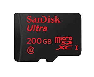 【 サンディスク 正規品 】 microSDカード 200GB UHS-I Class10 SanDisk Ultra プレミアムエディション SDSDQUE-200G-EPK エコパ
