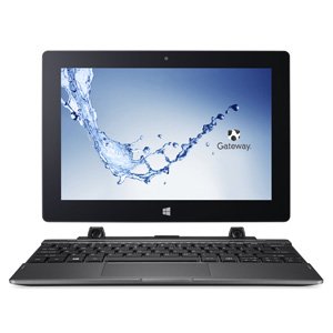 (中古品)Gateway 10.1型 2-in-1 パソコン GW1シリーズ スチールグレイ※ストレージ 約64GBモデル（KINGSOFT Office 2013 Standard） GW1-011