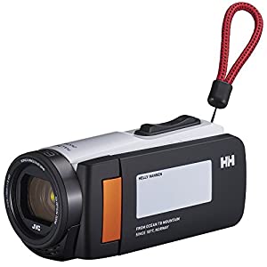 JVCKENWOOD HELLY HANSEN×JVC ビデオカメラ Everio R 防水 防塵 32GB ノルディックホワイト GZ-HH140-WB(中古品)