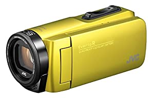 JVCKENWOOD JVC ビデオカメラ Everio R 防水 防塵 32GB内蔵メモリー シトロンイエロー GZ-R480-Y(中古品)