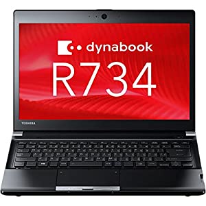 東芝 dynabook R734/M PR734MAF44BAD7X Windows 7 Professional 13.3インチ Core i5-4310U メモリ 4GB HDD 500GB 無線LAN WEBカ