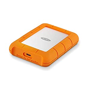 (中古品)La Cie ラシー ポータブルHDD ハードディスク 5TB Rugged Mini USB-C Mac/i Pad/Windows対応 [ 耐落下性 耐衝撃性 耐雨性 ] 外付けHDD 