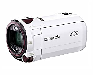 パナソニック 4K ビデオカメラ VZX990M 64GB あとから補正 ホワイト HC-VZX990M-W(中古品)