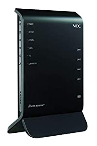 NEC Aterm WG1900HP2 [無線LANルーター/1300+600Mbps] 親機単体 (11ac対応) 型番:PA-WG1900HP2(中古品)