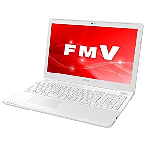 (中古品)富士通 15.6型 ノートパソコン FMV LIFEBOOK AH50/C2 プレミアムホワイト（Office Home＆Business 2016） FMVA50C2WP/富士通//