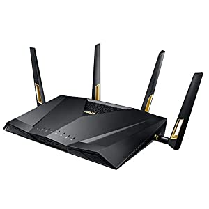 ASUS WiFi 無線 ルーター WiFi6 4804+1148Mbps デュアルバンドゲーミング RT-AX88U【 メッシュ機能付 】【3階建 / 4LDK 】【PS5/
