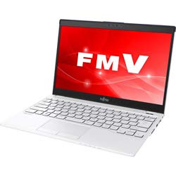 富士通 (FUJITSU) モバイルノートPC LIFEBOOK UH55/C3 FMVU55C3LB ホワイトwithネイビー [Win10 Home・Core i3・13.3インチ・Off