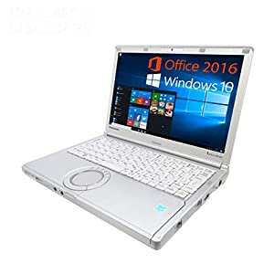 (中古品)【Microsoft Office 2016搭載】【Win 10搭載】Panasonic CF-SX3/第四世代Core i5-4200U 1.6GHz以上/メモリー:16GB/SSD:48