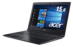 Acer（エイサー） 15.6型ノートパソコン Aspire 3 オブシディアンブラック A315-53-N24U/K(中古品)
