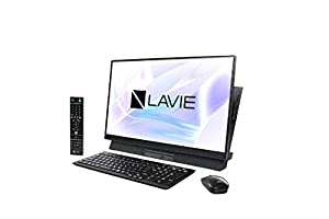 NEC (エヌイーシー) デスクトップPC LAVIE Desk AllinOne PCDA670MAB2 ファインブラック [Core i5・27インチ・Office付き・HDD 1