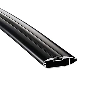 (中古品)Terzo テルッツォ (by PIAA) ルーフキャリア ベースキャリア バー 1本入 エアロバータイプ ブラック 100cm EB100AB/テルッツォ(Terzo)//