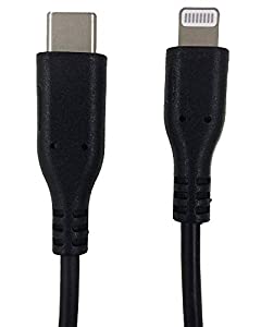 ウイルコム USB ケーブル Type-C to Lightning iphone用 1.2m ブラック NCC-L120B(中古品)