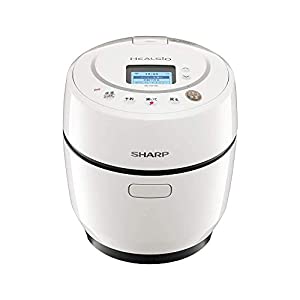 (中古品)シャープ ヘルシオ ホットクック 電気調理鍋 無水鍋 1.0L 1~2人用 スマホ連携 2段調理 ホワイト KN-HW10E-W/シャープ(SHARP)//