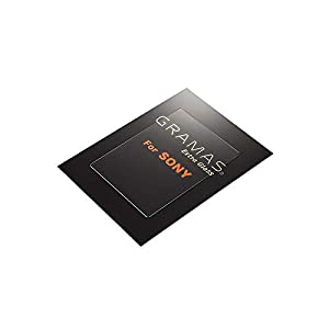 銀一×GRAMAS 液晶保護フィルム SONY デジタルカメラ ソニー 表面硬度9H 防汚コーティング ジャストサイズ 実機採寸 耐衝撃性能