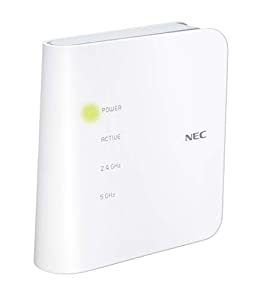NEC 無線LAN Atermシリーズ 新規単体 WiFi ルーター Wi-Fi5 (11ac) / WF1200CR 3ストリーム (5GHz帯 / 2.4GHz帯) ?PA-WF1200CR