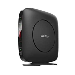 WSR-3200AX4S/DBK [Wi-Fi 6 無線LANルーター 11ax/ac/n/a/g/b 2401+800Mbps Ipv6対応](中古品)