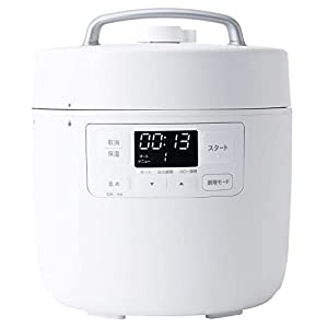 (中古品)シロカ 電気圧力鍋 おうちシェフ [20種のプリセットメニュー/1台7役/レシピ本付き/かしこい予約プログラム] SP-2DF231 ホワイト/siroca(シロカ)//